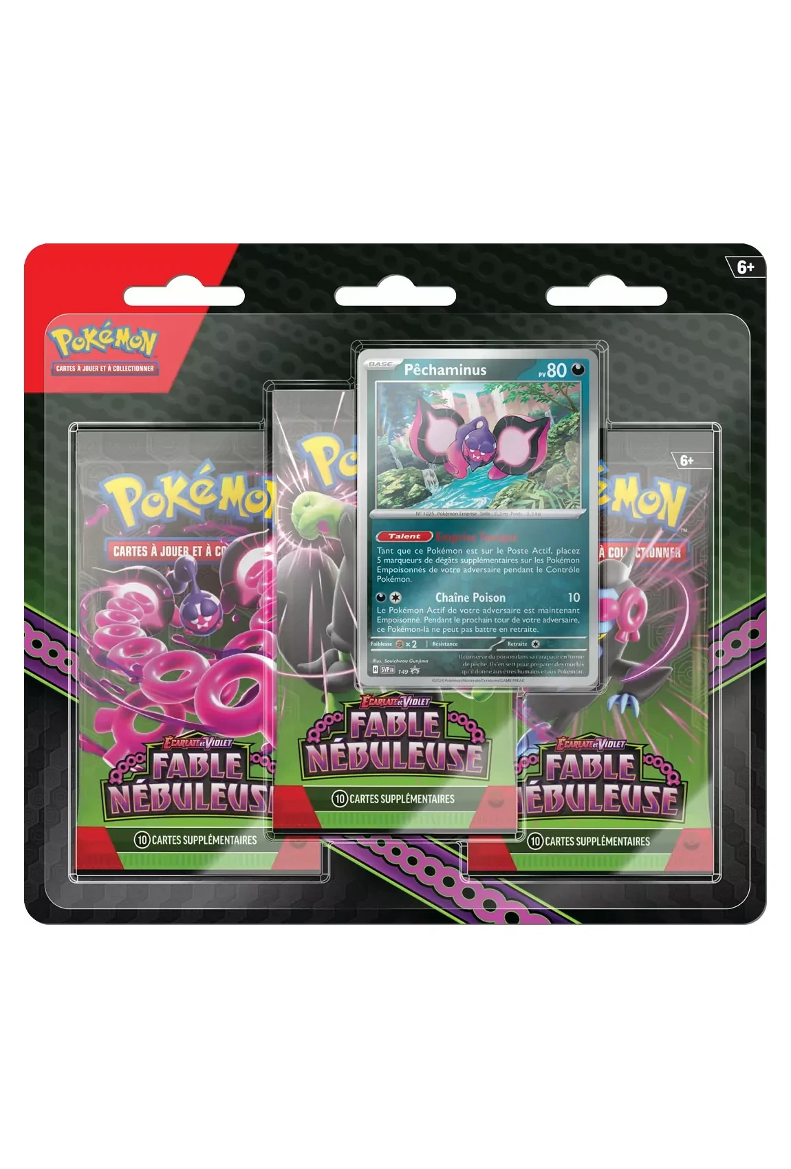 tripack pokémon fable nébuleuse ev6.5