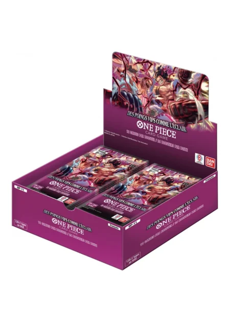 display one piece op11 des poings vifs comme l'eclair