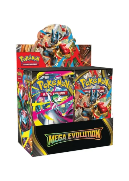 display pokemon de la série "méga-évolution"