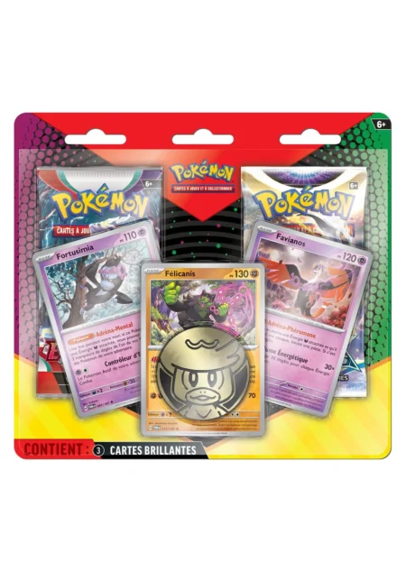 pokemon duopack adoramis eb09/ev01 (mars 2025)