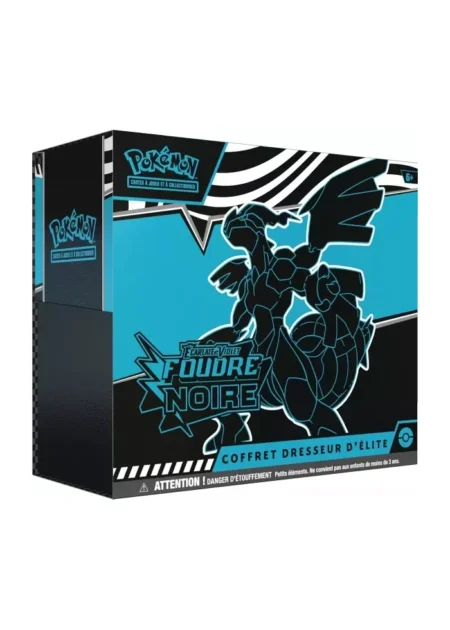 visuel de l'etb pokemon de la série ev10.5 : foudre noire