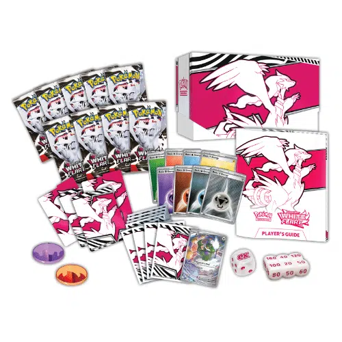 contenu de l'etb pokemon de la série ev10.5 : flamme blanche