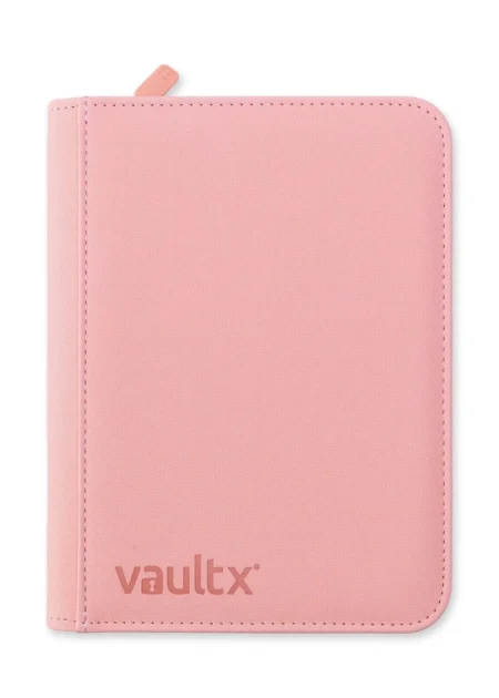 zip binder vault x just pink (4 pocket)