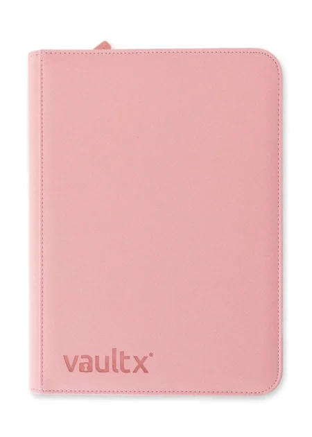 zip binder vault x just pink (9 pocket)