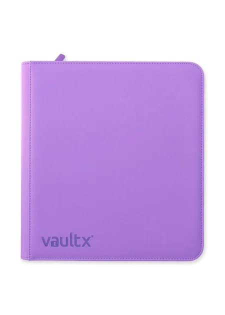 zip binder vault x just purple (12 pocket)