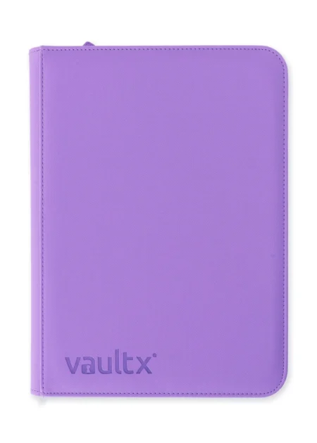 zip binder vault x just purple (9 pocket)