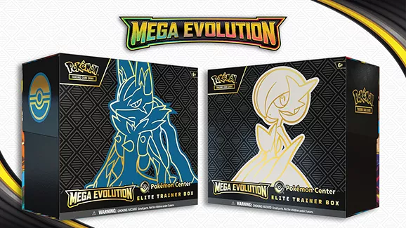 etb pokemon de la série "Méga-Évolution" exclusives au Pokemon Center