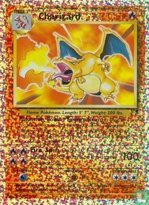 carte pokémon dracaufeu box topper expédition