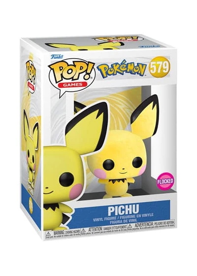 figurine funko pop pokémon pichu flocked n° 579