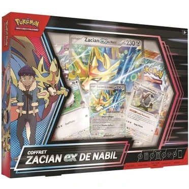 Coffret 4 Boosters Zacian ex de Nabil