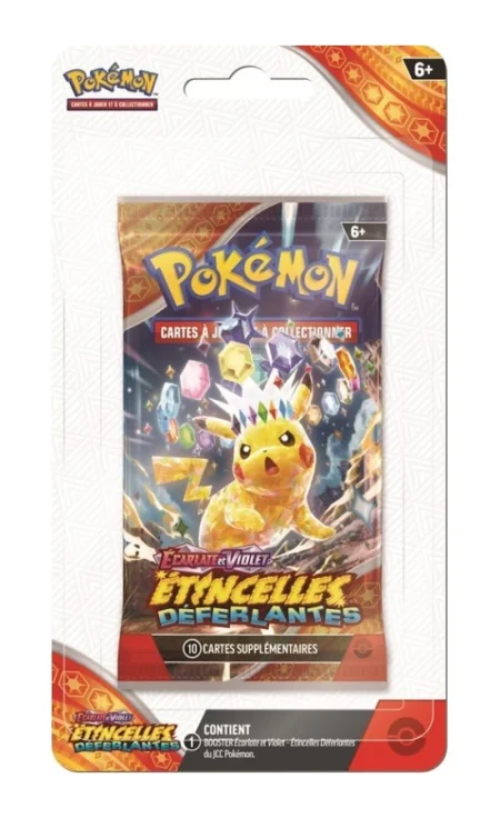 pokemon blister ev08 étincelles déferlantes illustration pikachu
