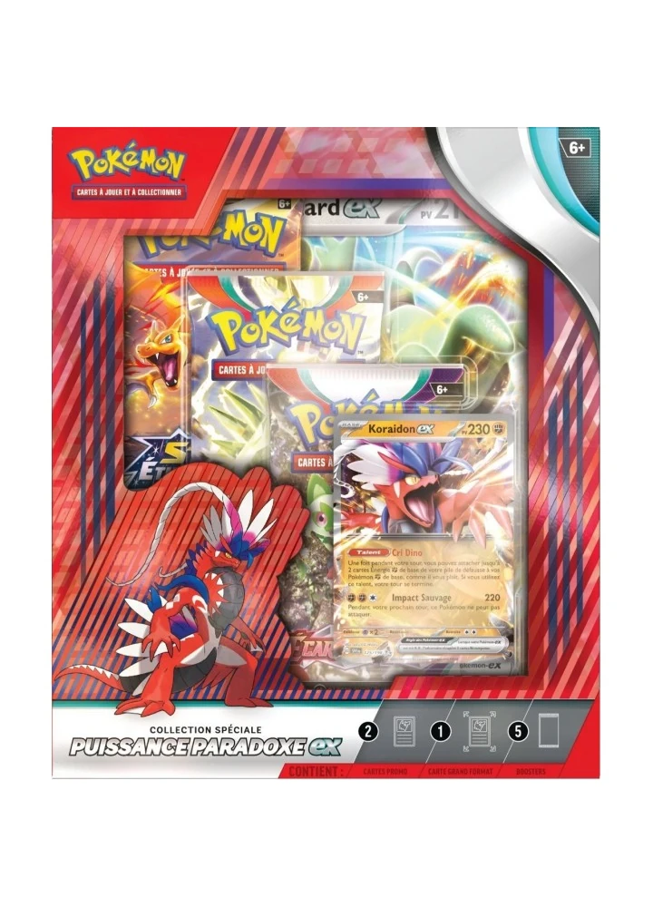pokemon coffret collection spéciale puissance paradoxe ex - recto