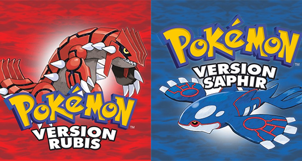 jaquette des jeux pokemon ex rubis et saphir
