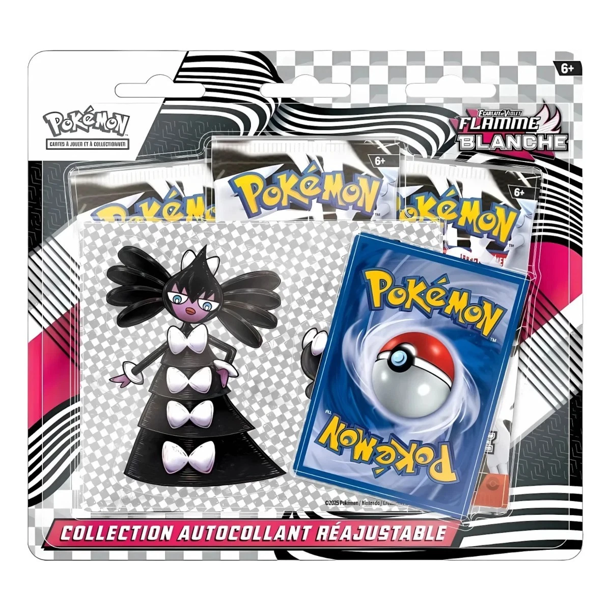 pokemon tripack de la série ev10.5 : flamme blanche