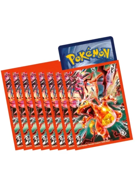 Paquet de 65 Sleeves Pokémon (Coffret Premium Dracaufeu