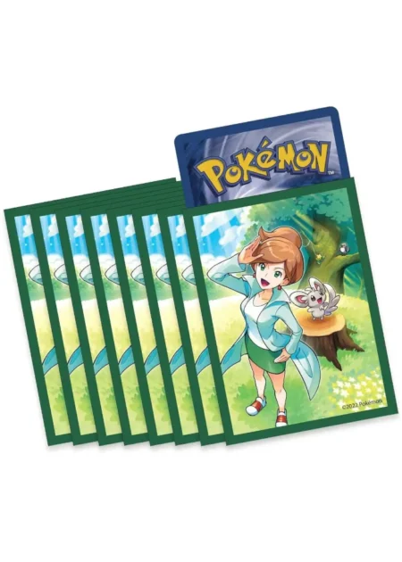 Paquet de 65 Sleeves Pokémon (Coffret Professeure Keteleeria)