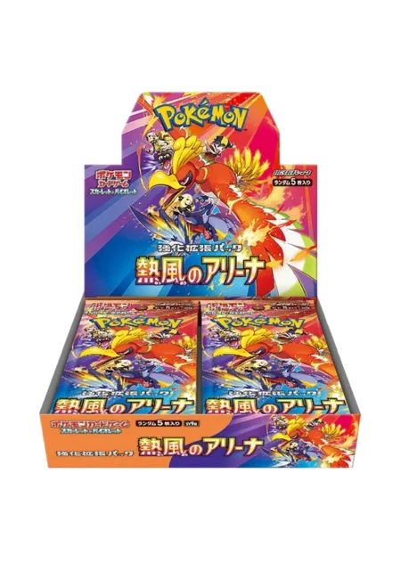 pokemon display japonaise de la série heat wave arena (sv9a)