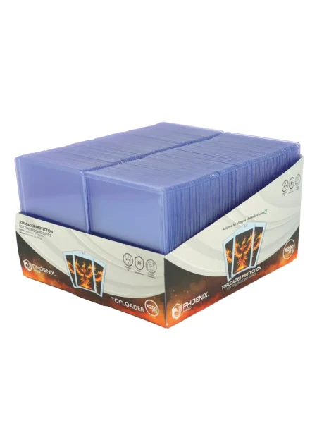 paquet de 200 toploaders de la marque phoenix shield