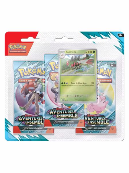 pokemon tripack aventures ensemble ev09 illustration yanmega