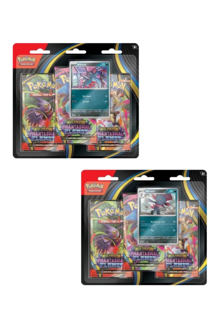 tripack pokemon de la série phantasmal flames (me02)