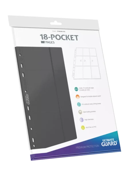pages pour classeur ultimate guard format 18 pockets