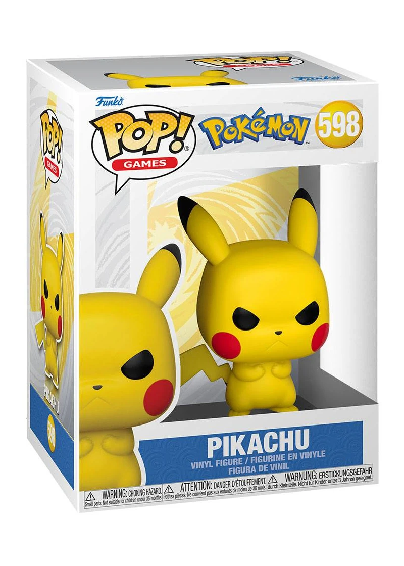 figurine funko pop pokémon grumpy pikachu n°598