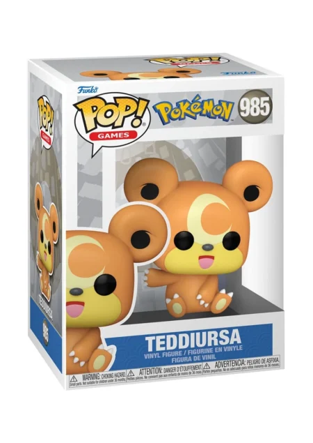 figurine funko pop pokémon teddiursa n°985