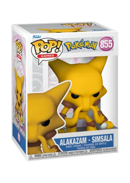 figurine funko pop pokémon alakazam n°855