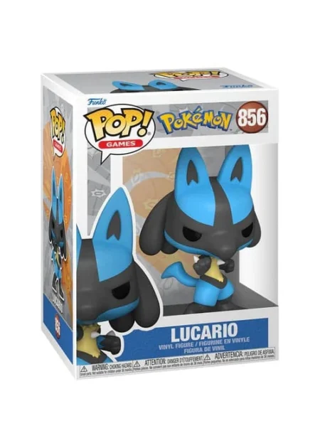 figurine funko pop pokémon lucario n°856