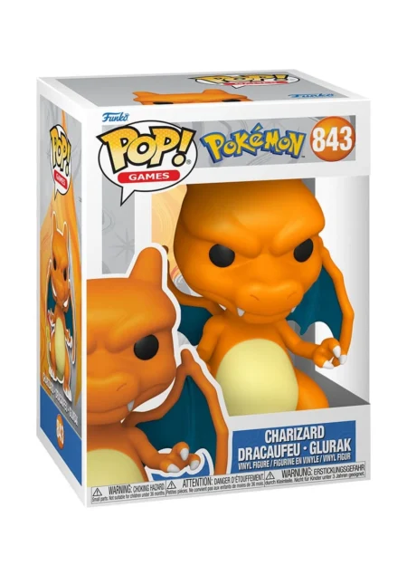 figurine funko pop pokémon dracaufeu n°843
