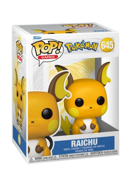 figurine funko pop pokémon raichu n°645