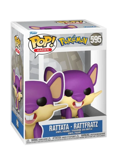 figurine funko pop pokémon rattata n°595