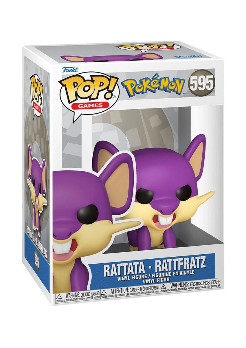 figurine funko pop pokémon rattata n°595