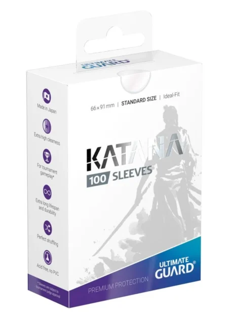 Paquet de 100 Sleeves Katana - Transparent de la marque Ultimate Guard